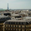 View from the roof of Galeries Lafayette department store in Paris.